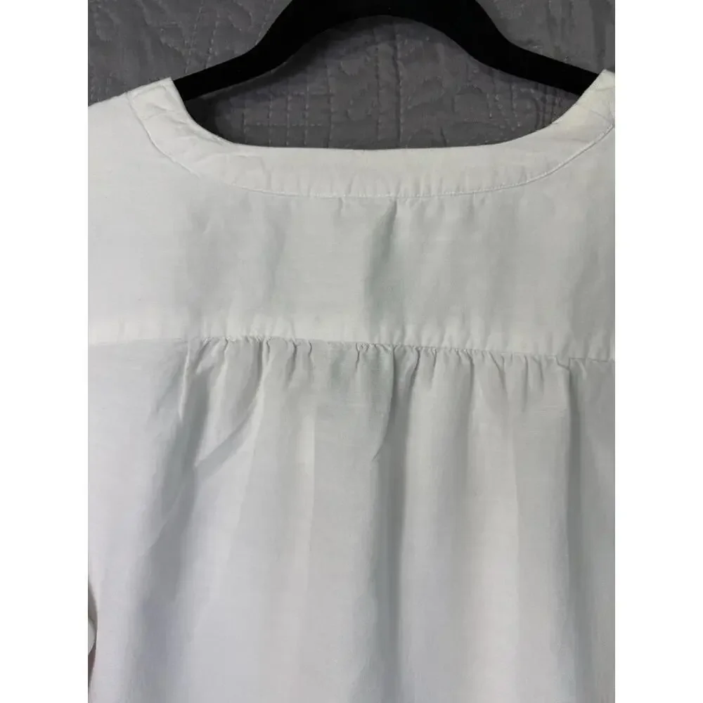 Woman‎ Bell Sleeve Embroidered Blouse Gap Size L
